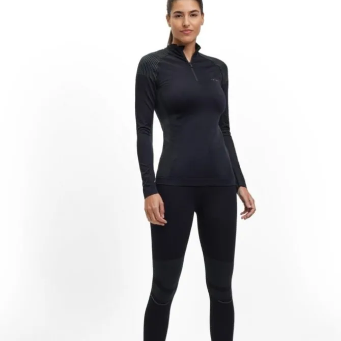 Falke T-paidat Ja Pitkähihaiset^RU Long Sleeve Tee Warm Musta