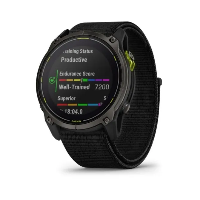 Garmin Garmin Gps-kellot | Gps-kellot/hrm^Enduro 3 Solar Sapphire Musta