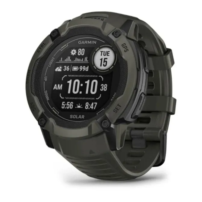 Garmin Garmin Gps-kellot | Gps-kellot/hrm^Instinct 2X Solar Vihreä