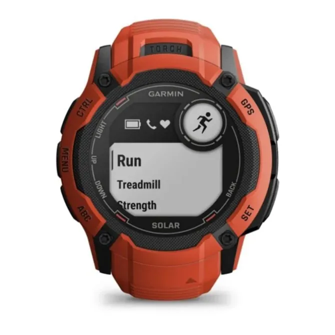 Garmin Garmin Gps-kellot | Gps-kellot/hrm^Instinct 2X Solar Punainen
