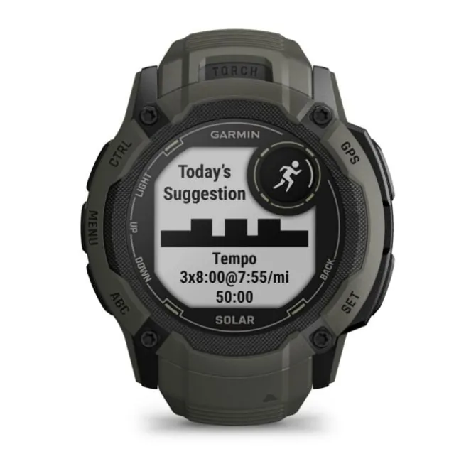 Garmin Garmin Gps-kellot | Gps-kellot/hrm^Instinct 2X Solar Vihreä