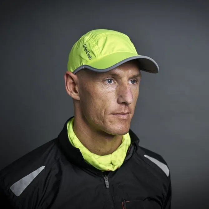 GripGrab Lippikset | Sekalaista^Hi-Vis Lightweight Running Cap Keltainen