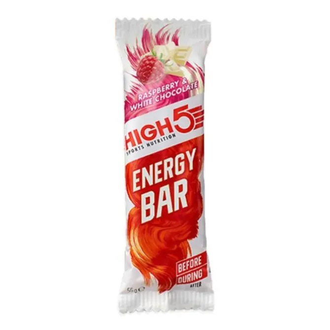 High5 Ravintolisät^Energy Bar 55g Valkoinen