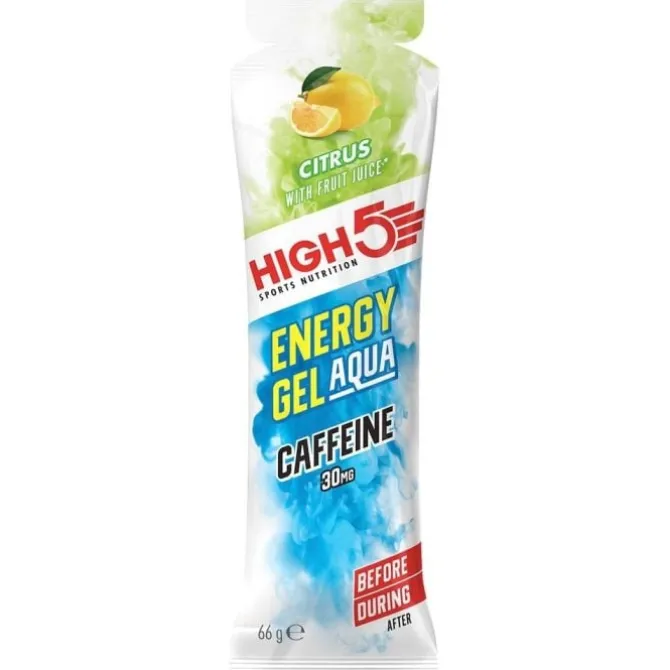 High5 Ravintolisät^Energy Gel Aqua Caffeine Citrus 66g