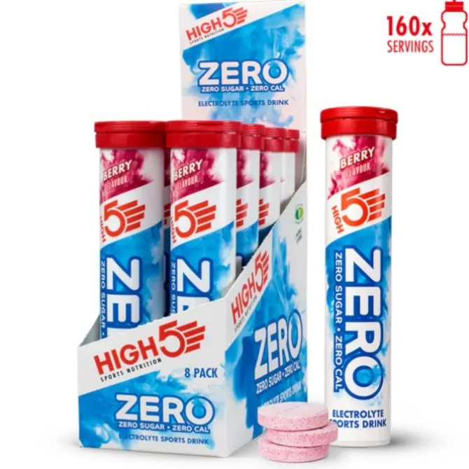 High5 Ravintolisät^Zero Berry - Box 8x20 Tabs Valkoinen