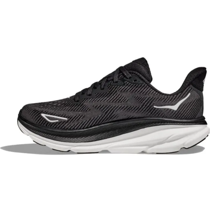 Hoka Leveälestiset Juoksukengät | Neutraalit Juoksukengät^Clifton 9 Wide Musta
