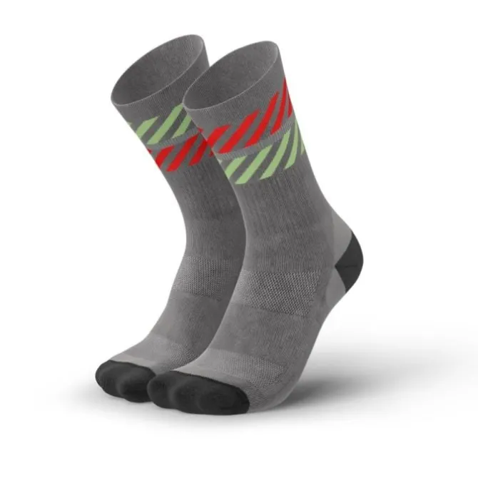 Incylence Sukat | Juoksusukat^Merino Light Lanes Socks Harmaa