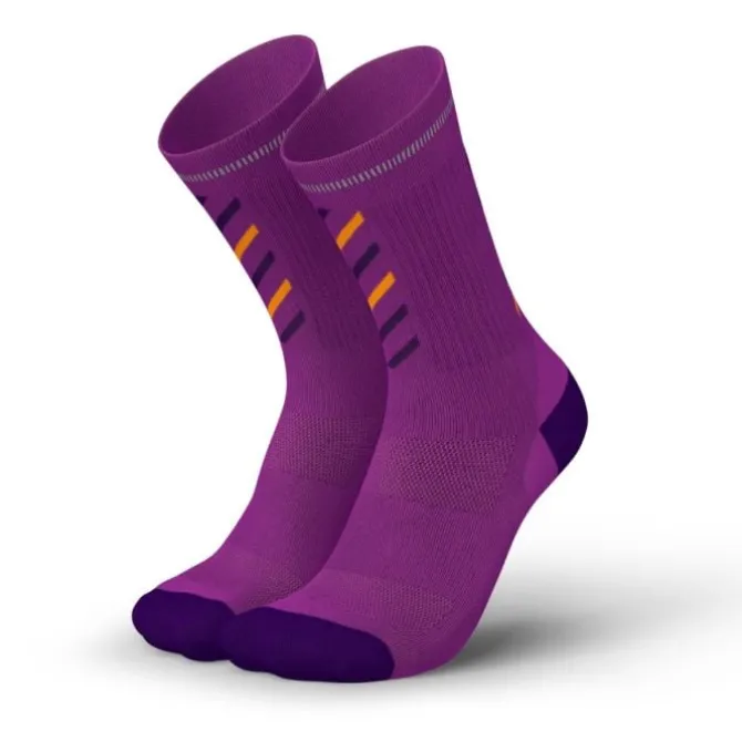 Incylence Sukat | Juoksusukat^Merino Rise Socks Violetti