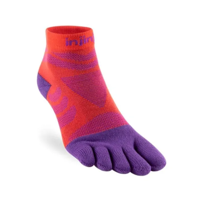 Injinji Sukat | Juoksusukat^Ultra Run Midweight Mini Crew Punainen