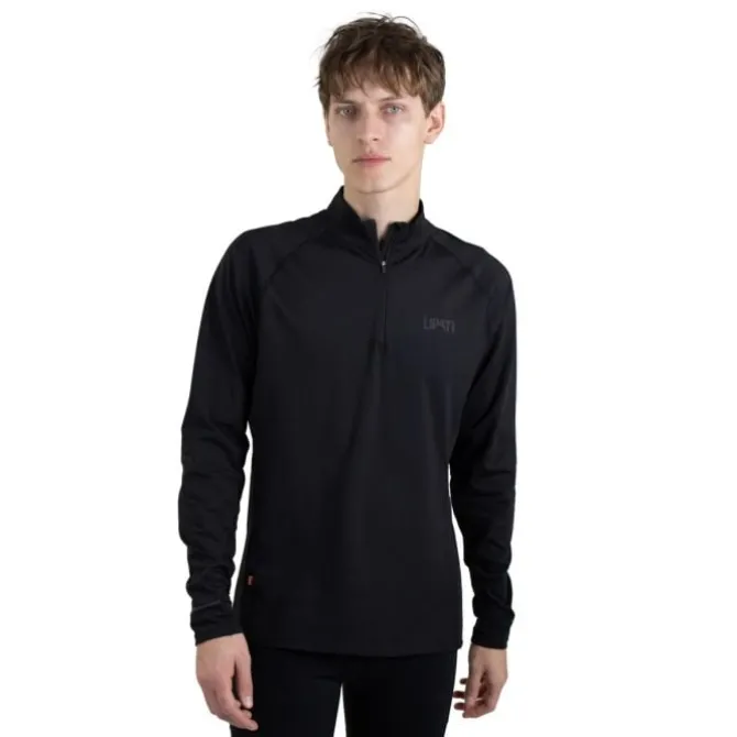 Lipati T-paidat Ja Pitkähihaiset^Calvus Zip Warm Shirt Musta