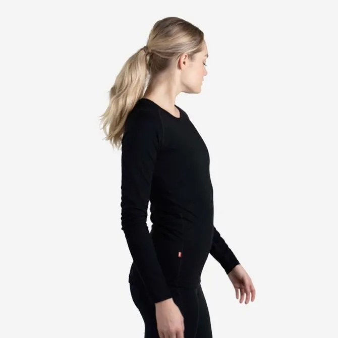 Lipati T-paidat Ja Pitkähihaiset^Merino Nuyarn LS Shirt Musta