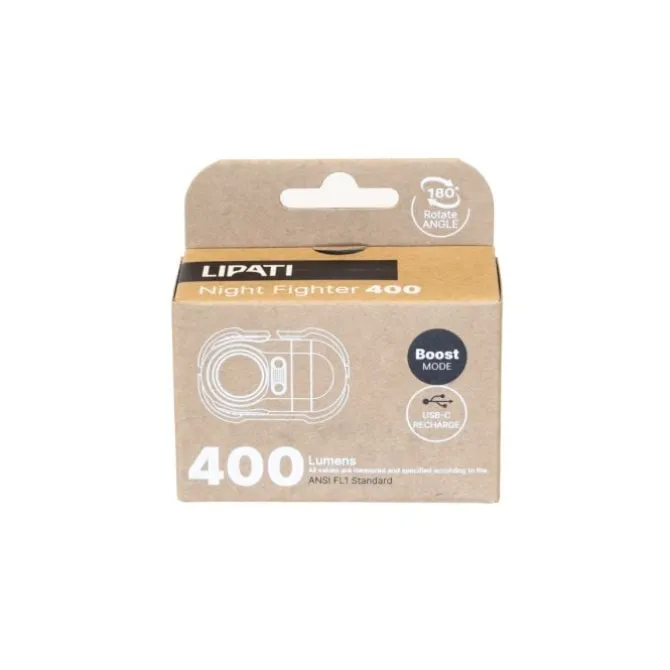 Lipati Otsalamput Ja Heijastimet^Night Fighter Headlamp 400 Lumen Harmaa