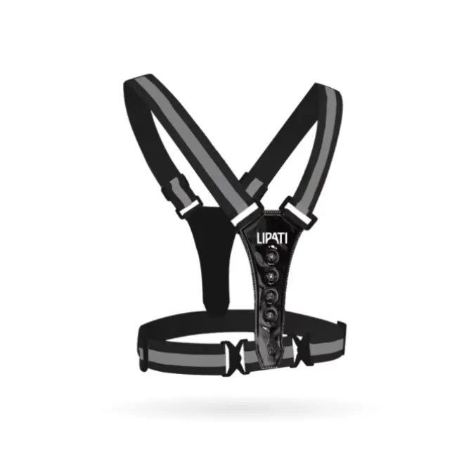 Lipati Heijastimet^Reflective Vest Musta