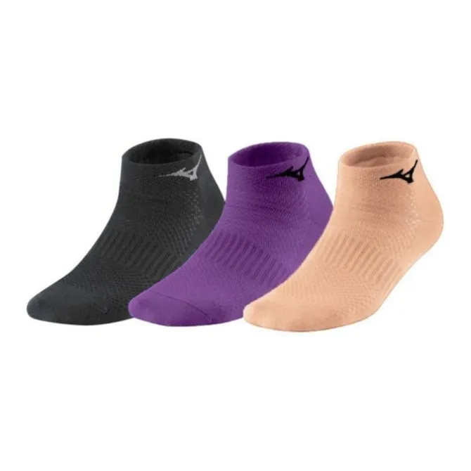 Mizuno Sukat | Juoksusukat^Training Mid Sock - 3 Pack Violetti
