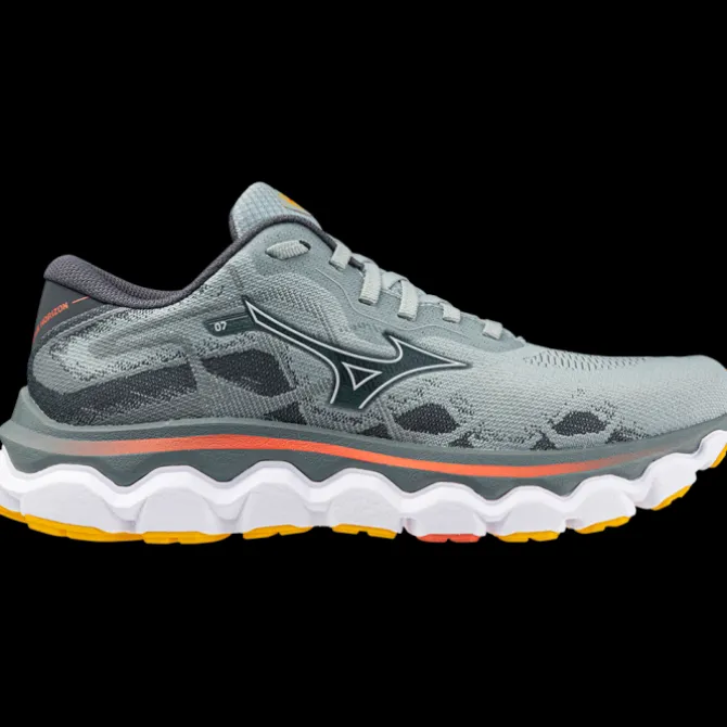 Mizuno Pronaatio Juoksukengät | Päivittäiseen Harjoitteluun^Wave Horizon 7 Harmaa