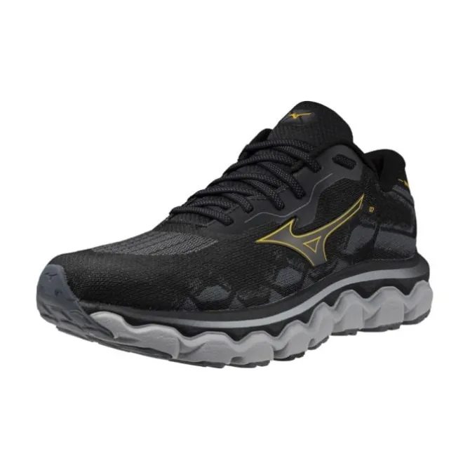 Mizuno Pronaatio Juoksukengät | Päivittäiseen Harjoitteluun^Wave Horizon 7 Musta