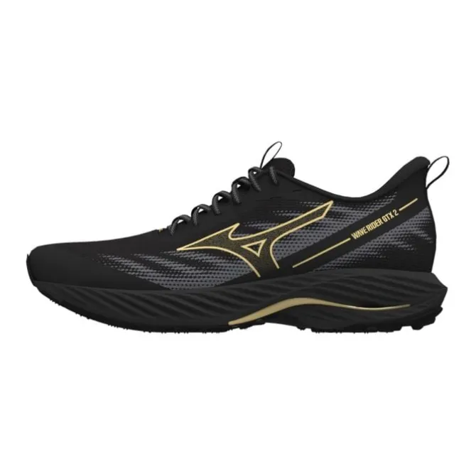 Mizuno Neutraalit Juoksukengät | Päivittäiseen Harjoitteluun^Wave Rider GTX 2 Musta