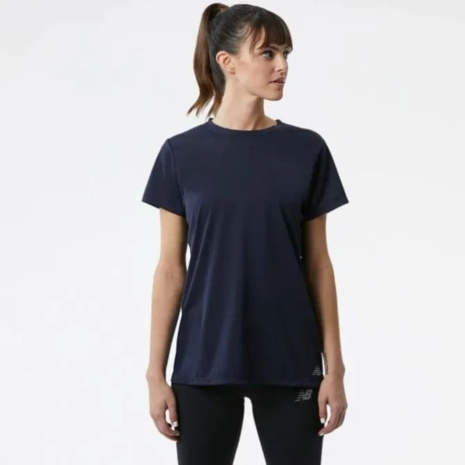 New Balance T-paidat Ja Pitkähihaiset^Core Run Short Sleeve Musta
