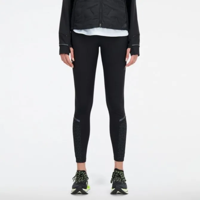 New Balance Pitkät Trikoot Ja Housut^Impact Run Luminous Heat Tights Musta