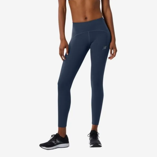 New Balance Pitkät Trikoot Ja Housut^Impact Run Tight Sininen