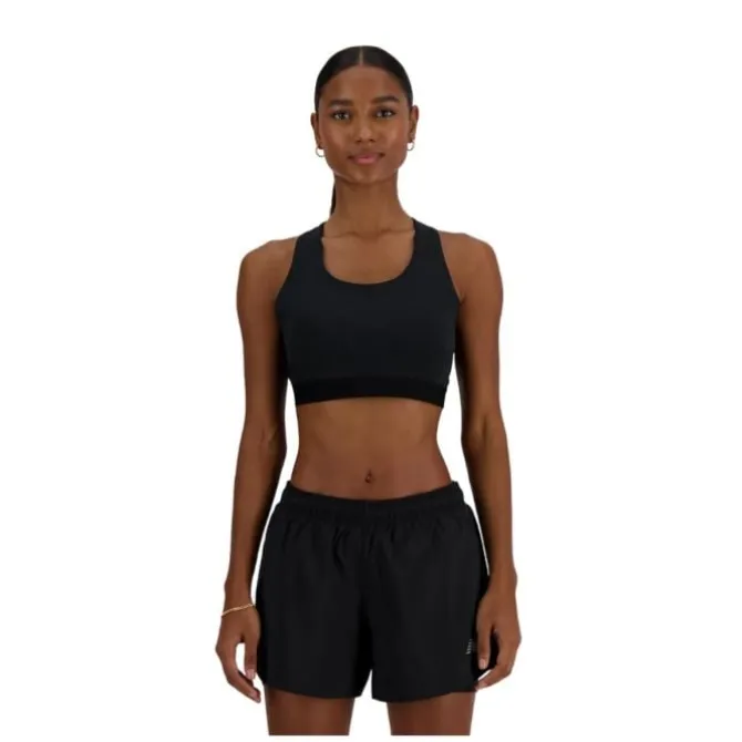 New Balance Urheilurintaliivit^NB Sleek Medium Support Pocket Sports Bra Musta