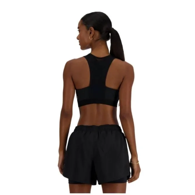 New Balance Urheilurintaliivit^NB Sleek Medium Support Pocket Sports Bra Musta