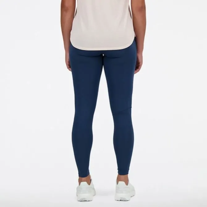 New Balance Pitkät Trikoot Ja Housut^NB Sleek Pocket High Rise Legging 27" Sininen
