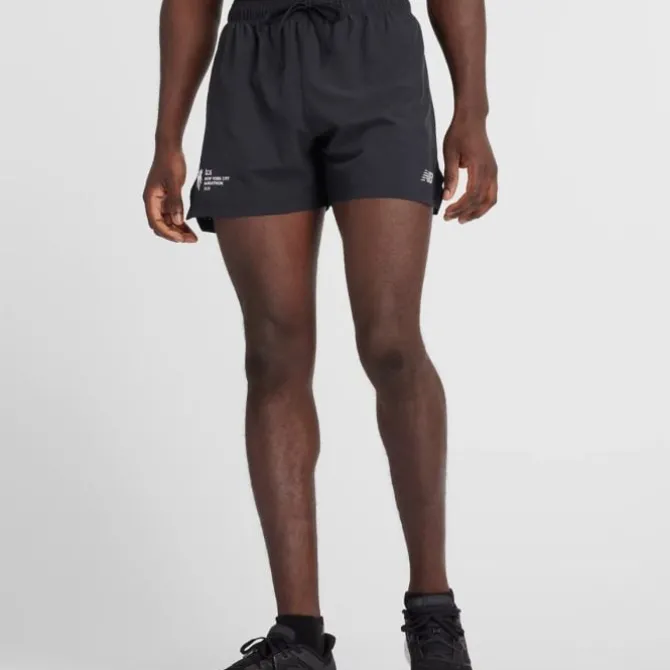 New Balance Lyhyet Trikoot Ja Shortsit^NYC Marathon Shorts 5" Valkoinen