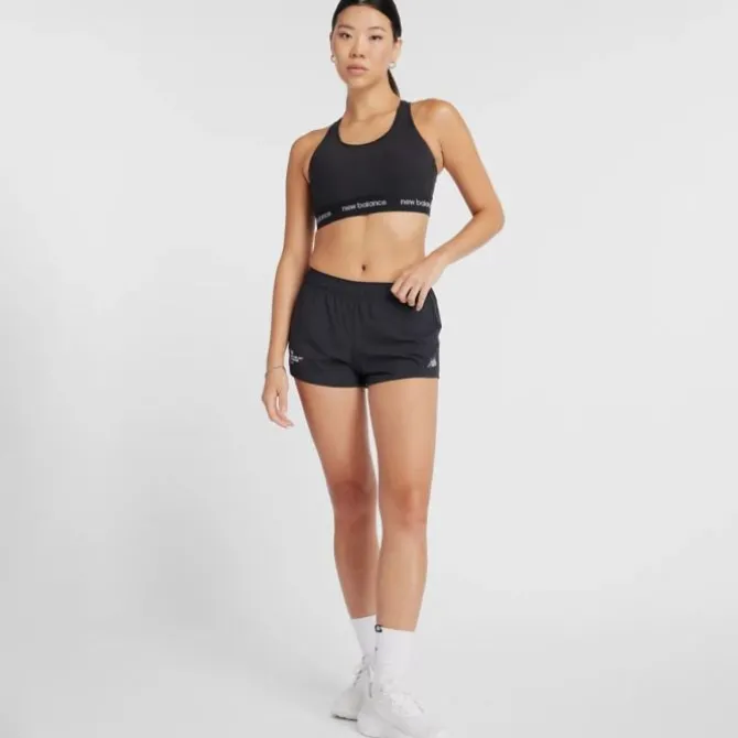 New Balance Lyhyet Trikoot Ja Shortsit^NYC Marathon Shorts 3" Musta