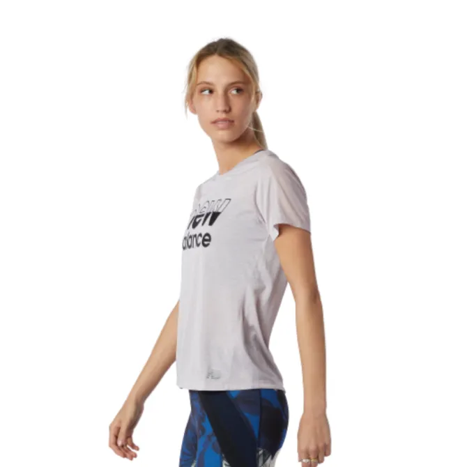 New Balance T-paidat Ja Pitkähihaiset^Printed Imp. Run Short Sleeve
