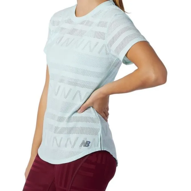 New Balance T-paidat Ja Pitkähihaiset^Q Speed Jacquard Short Sleeve