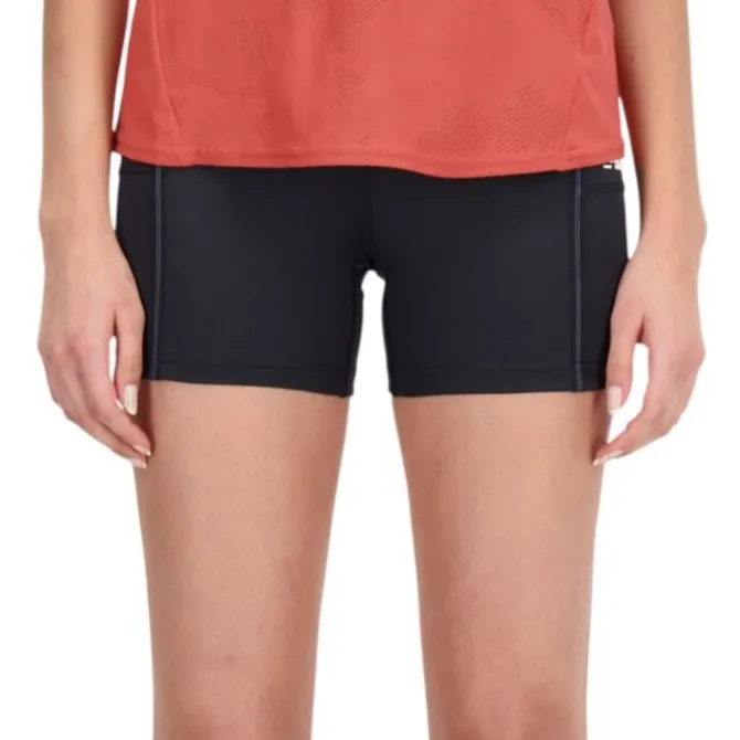 New Balance Lyhyet Trikoot Ja Shortsit^Q Speed Shape Shield Fitted Shorts Musta