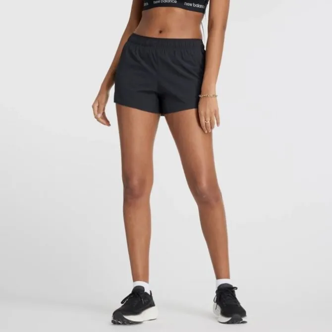 New Balance Lyhyet Trikoot Ja Shortsit^RC Seamless Short 3 Inch Musta