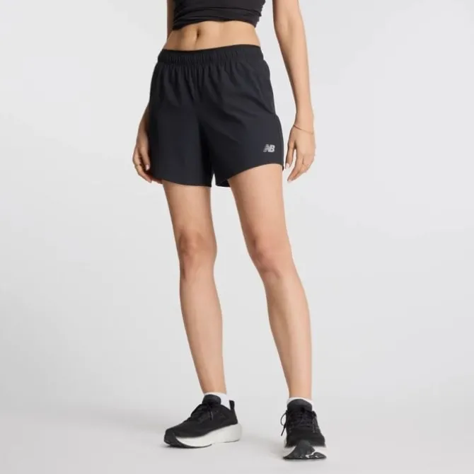New Balance Lyhyet Trikoot Ja Shortsit^RC Seamless Short 5 Inch Musta