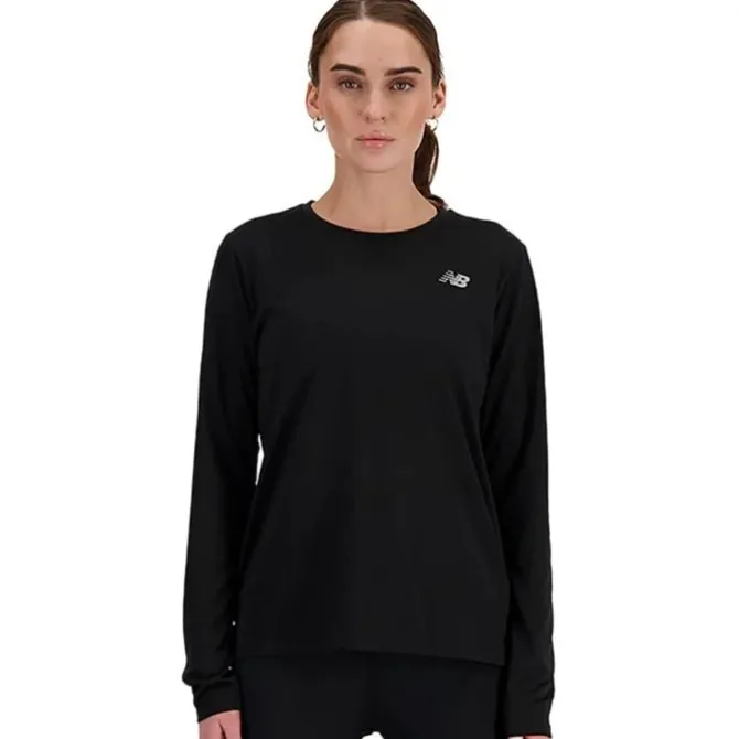 New Balance T-paidat Ja Pitkähihaiset^Sport Essentials Long Sleeve Musta
