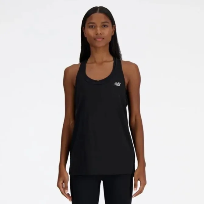 New Balance T-paidat Ja Pitkähihaiset^Sport Essentials Tank Musta