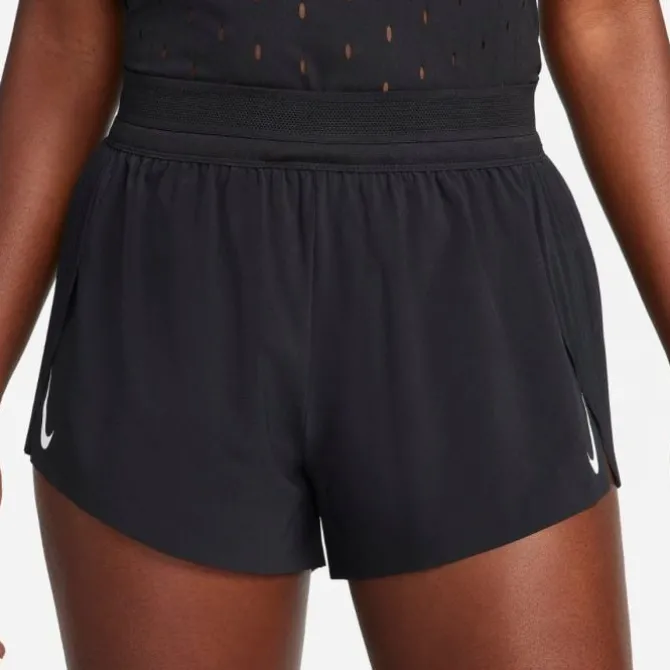 Nike Lyhyet Trikoot Ja Shortsit^Dri-FIT Advanced Aeroswift Mid-Rise 3in Shorts Musta
