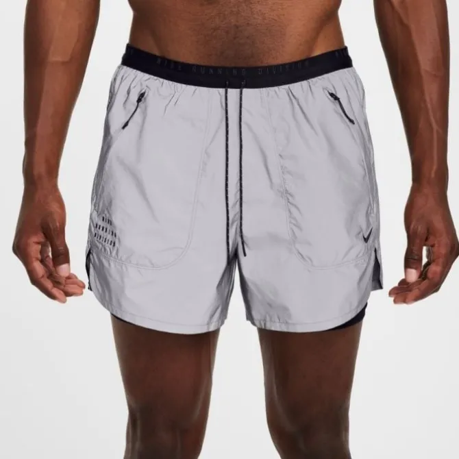Nike Lyhyet Trikoot Ja Shortsit^Dri-FIT Advanced Run Division 4in 2in1 Shorts Harmaa