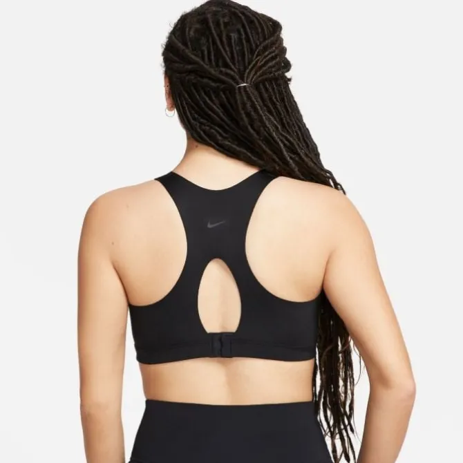 Nike Urheilurintaliivit^Dri-Fit Alpha Zip-Front Bra Musta
