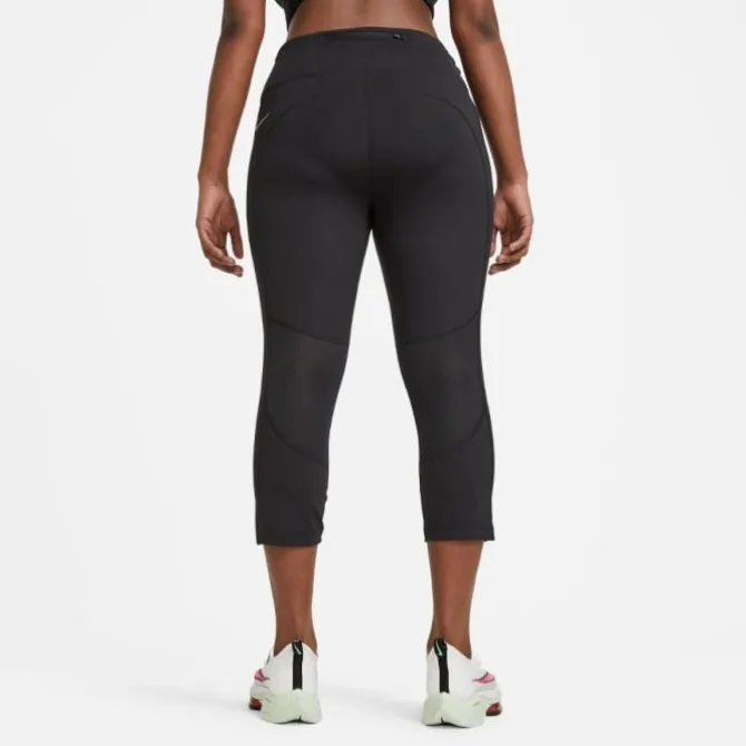 Nike Pitkät Trikoot Ja Housut^Dri-Fit Fast Crop Tight (Plus Size) Musta