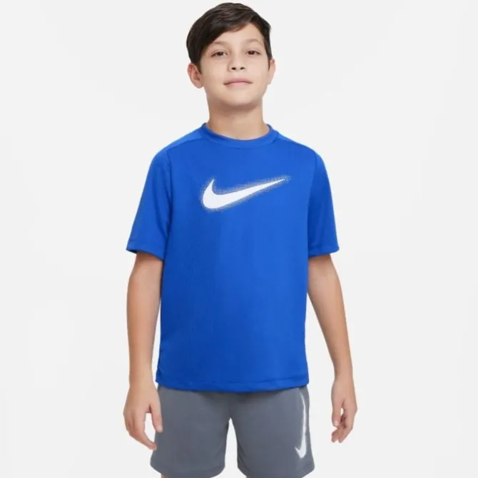 Nike T-paidat Ja Topit^Dri-FIT Multi+ Graphic Short Sleeve Tee Sininen