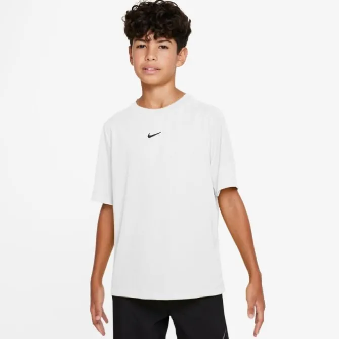 Nike T-paidat Ja Topit^Dri-FIT Multi Short Sleeve Tee Valkoinen