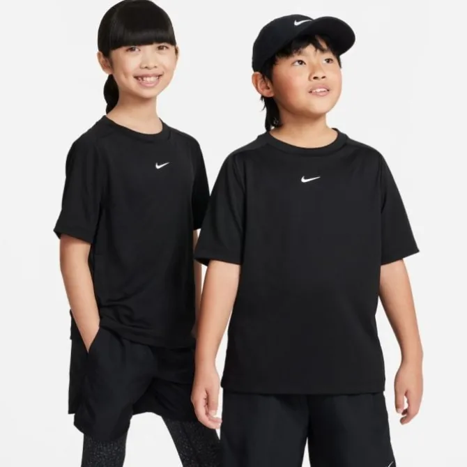 Nike T-paidat Ja Topit^Dri-FIT Multi Short Sleeve Tee Musta
