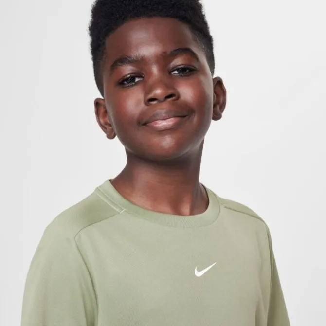 Nike T-paidat Ja Topit^Dri-FIT Multi Short Sleeve Tee Vihreä