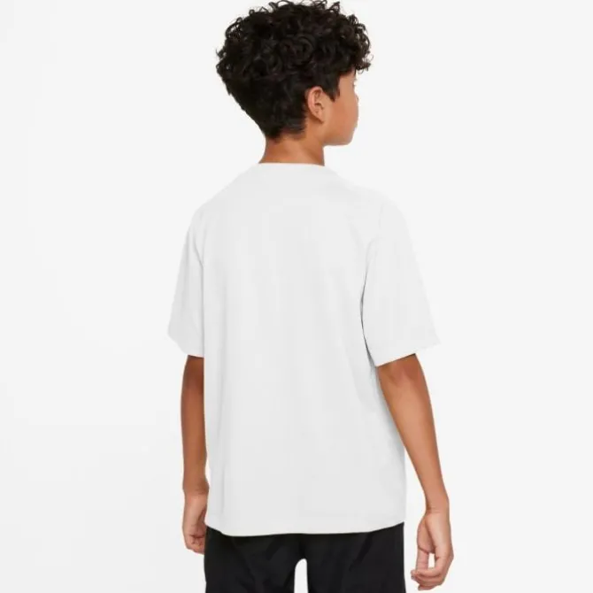 Nike T-paidat Ja Topit^Dri-FIT Multi Short Sleeve Tee Valkoinen