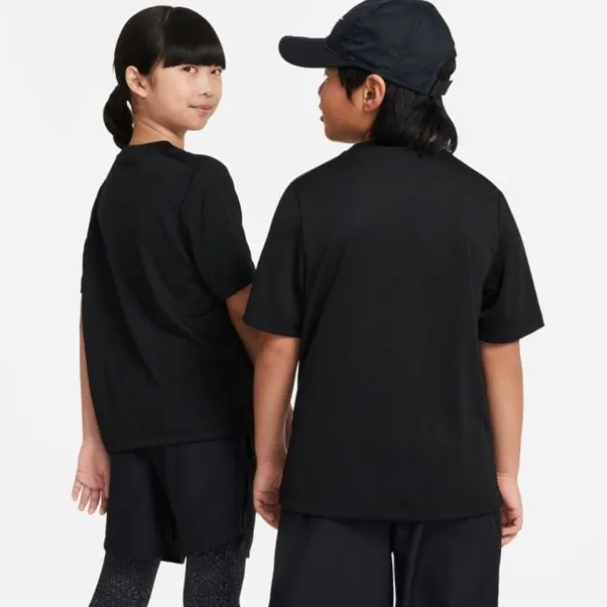 Nike T-paidat Ja Topit^Dri-FIT Multi Short Sleeve Tee Musta