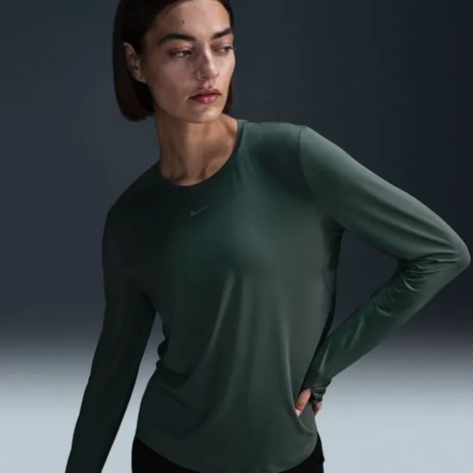 Nike T-paidat Ja Pitkähihaiset^Dri-FIT One Classic Long Sleeve Tee Vihreä