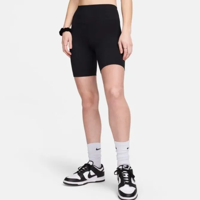 Nike Lyhyet Trikoot Ja Shortsit^Dri-FIT One High-Waisted 8in Biker Shorts Musta