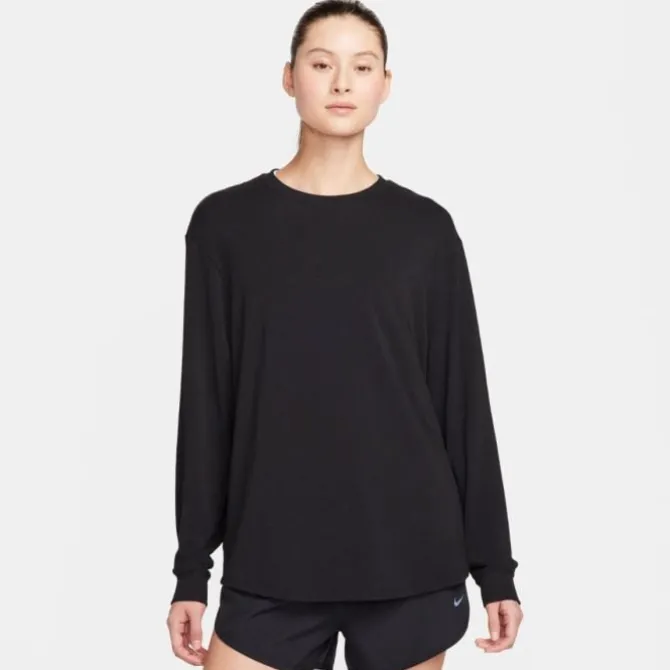 Nike T-paidat Ja Pitkähihaiset^Dri-FIT One Relaxed Long Sleeve Tee Musta