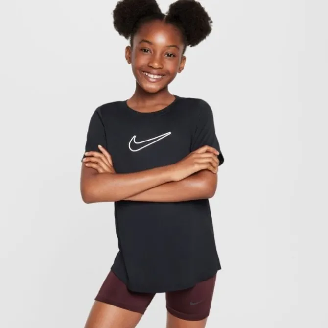 Nike T-paidat Ja Topit^Dri-FIT One STD Short Sleeve Tee Musta
